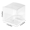 150Pcs Clear Plastic Boxes for Gifts Pvc Packing Box Gift Packaging Transparent Candy Box Wedding Gift Boxes. 