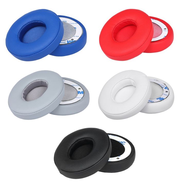 2Pcs%20Replacement%20Earpads%20Ear%20Pad%20Cushion%20for%20Beats%20Solo%202%20/%203%20On%20Ear%20Wireless%20Headphones%20Blue%20-%20Image%202
