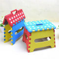 BD-05 dot plastic folding with handle, portable small stool for children.