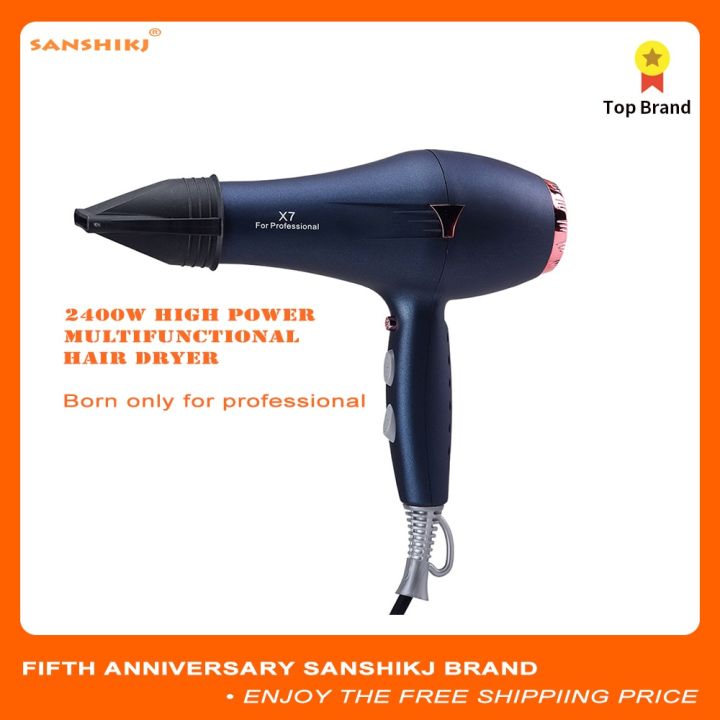 110V / 220V Professional Anions Hair Dryer Cold and Hot Wind 1600W Hotel Multi-functional Salon Tools