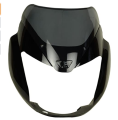 Headlight Visor with Glass for Bajaj Pulsar DTSi 200CC (Black. 