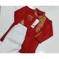 Red colour baby panjabi baccha der lal colour panjabi. 