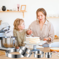 Round Cake Ring Set 4/6/8/10 Inch Biscuit Cutter Circle Cookie Cutters Cake Mold Stainless Steel Pastry Ring for Baking.