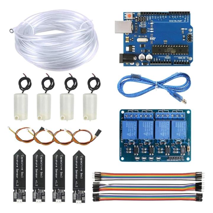 New Diy Automatic Watering Irrigation Module Kits System Soil Moisture