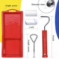 16Pcs 2 Inch Small Paint Roller with 2 Paint Trays, Roller Brush. 