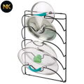 Metal Pot Lid Holder for Organizing Pans, Dishes, and Bakeware with Stable U-Shaped Design. 