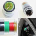 Car Auto Tire Pressure Monitor Valve Stem Cap – 4pcs - 1set - Smart Pressure Indicator Sensor. 
