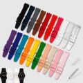 12mm 16mm 17mm 19mm 20mm Soft Silicone Bracelet for Swatch Colorful Transparent Watchband Watch Strap Replacement with Tool. 