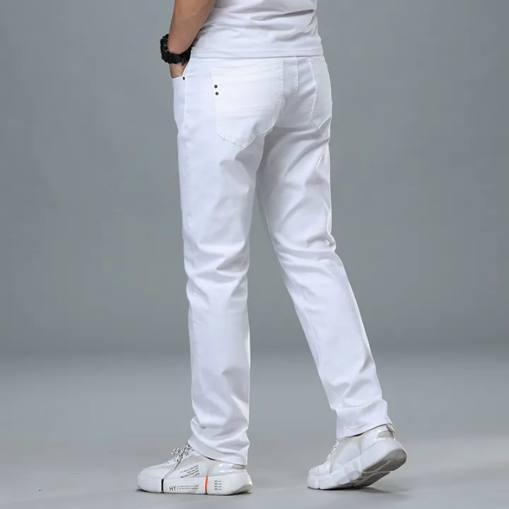 2022%20Autumn%20New%20Men's%20White%20Straight%20Jeans%20Classic%20Style%20Fashion%20Business%20Cotton%20Elasticity%20Denim%20Trousers%20Male%20Brand%20Pants%20-%20Image%205