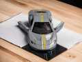 Metal music ferrary Car h19 multi color Toy For gift.