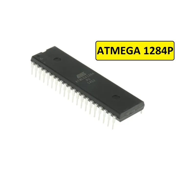 ATMEGA1284P-PU ATMEGA 1284P 20MHz 128KB DIP-40 Pin Microchip Technology ATmega Series 16KB SRAM 8-Bit Microcontroller AVR IC Electronics Circuitry & Parts