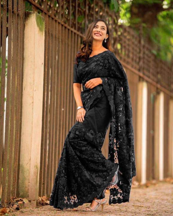 New%20Exclusive%20Indian%20Vichitra%20Silk%20Saree%20-%20High%20Quality%20-%20Embroidery%20Work%20On%20Blouse%20-%20sari%20-%20%E0%A6%B6%E0%A6%BE%E0%A7%9C%E0%A6%BF%20-Comfortable%20shari%20for%20women%20-%20Image%203