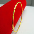 Bag gold bracelet plated 24K gold bracelet small bracelet pure gold 999 color women's bridal wedding jewelry.