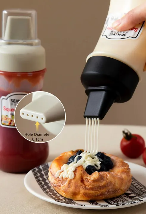 1%20pcs%20350ML%20Drainable%20Sauce%20Bottle%20Five%20Holes%20Plastic%20Ketchup%20Bottle%20Honey%20Sauce%20Dispenser%20Kitchen%20Container%20Olive%20Oil%20Bottles%20-%20Image%203