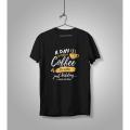Coffee Lover Stylish Half Sleeve T-Shirt For Men - T-Shirt For Men - T Shirt.