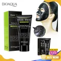 BIOAQUA Black Mask Activated Carbon Charcoal Blackhead Removal Peel Off Mask Black Nose Nose Film And Oil-Control Depth Clean Pore 60g HZ20.