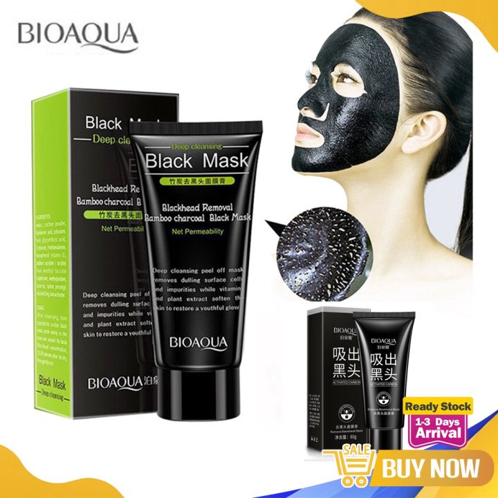 BIOAQUA%20Black%20Mask%20Activated%20Carbon%20Charcoal%20Blackhead%20Removal%20Peel%20Off%20Mask%20Black%20Nose%20Nose%20Film%20And%20Oil-Control%20Depth%20Clean%20Pore%2060g%20HZ20%20-%20Image%203