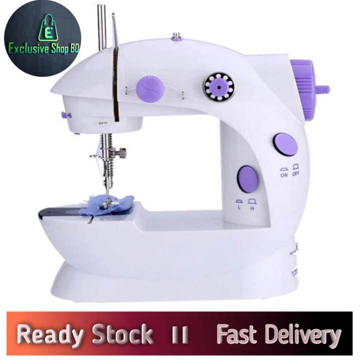 Mini Sewing Machine - Dual Speed Portable Mini Electric Pedal Double ...