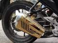 Suzukii silencer metal cover for gixxer,sf,gixxer sf new version colour-golden,silver - Bike Cover. 