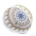 Men's Muslim Prayer Caps Saudi Arabia Islamic Cotton Embroidery Leisure Hat Men Headscarf Topkippot Turban Saudi Uae Cap.