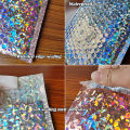 25/50Pcs/lot Laser Bags Self Seal Shipping Bag Holographic Mailing Envelope Bubble Padded Jewelry and Cosmetics Storage Bags.