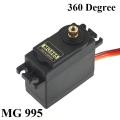 Large Torque TowerPro MG995 DC 4.8v 7.2v Metal Gear Servo Motor 360° Degree Rotation Standard Quality MG 995 For Arduino DIY. 