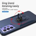 For Samsung Galaxy A33 5G Pioneer Armor Heavy Duty PC + TPU Phone Case with Holder.