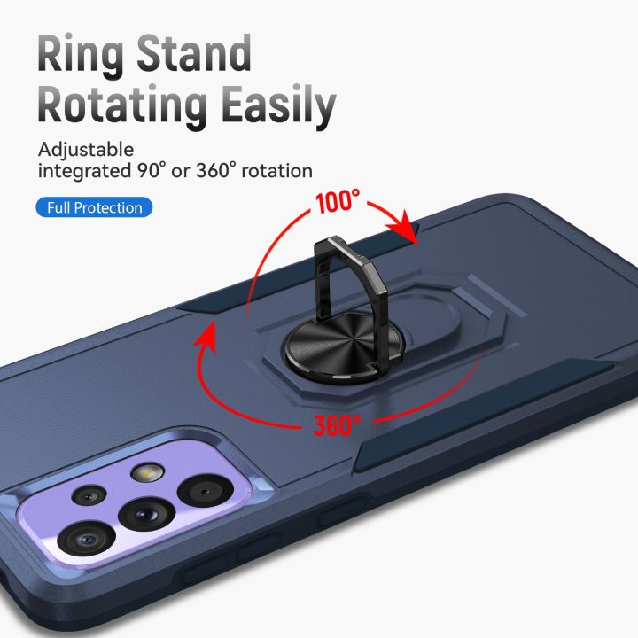 For%20Samsung%20Galaxy%20A33%205G%20Pioneer%20Armor%20Heavy%20Duty%20PC%20+%20TPU%20Phone%20Case%20with%20Holder%20-%20Image%202