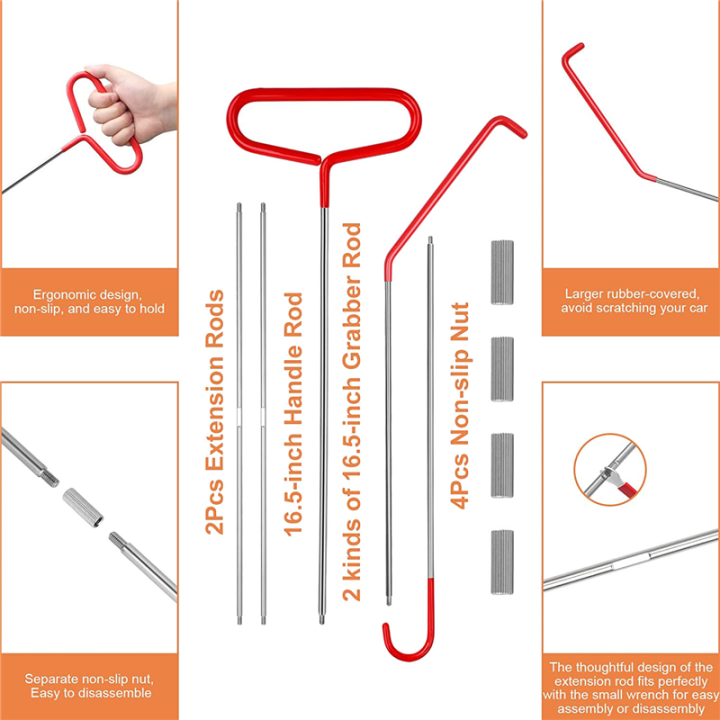 19-Piece%20Car%20Kit%20Lock%20Pick%20Set%20Tool%20Kit%20Equipped%20with%20Stainless%20Steel%20Long-Distance%20Fastener,%20Non-Destructive%20Wedge,%20Gas%20Wedge%20Pump%20-%20Image%203