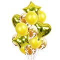 14pcs/set Birthday Balloons Set Supply Birthday Decoration Foil Balloon. 