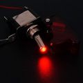 12V 20A Auto Car Boat Truck Illuminated LED Toggle Switch Control on/off with Safety Aircraft Flip up Cover Red. 