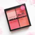 TECHNIC MEGA BLUSH PALETTE 4 color MATTE Mega Blush 11.2g.