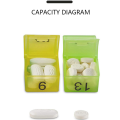 Monthly Pill Organizer 31 Day Pill Case Small Compartments Hold Vitamin and Travel Medicine Organizer 2 Time A Day Convenient Storage Pill Box.
