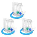 EITGZWAS 3X Deep Breathing Lung Capacity Exerciser Device Washable Hygienic Respiratory Exerciser. 