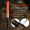 Rechargeable LED Traffic Baton Wand Signal Hand Indicator Light Stick Flash Warning Safety Multifunction. 