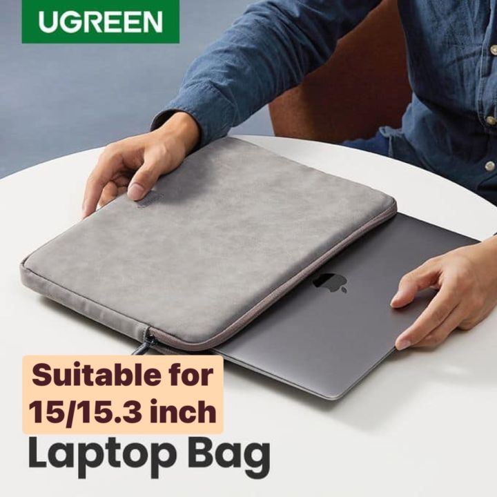 UGREENS%20Laptop%20Bag%20For%20Macbook%20Air%2015/15.3/15.6%20Inch%20Laptop%20Sleeve%20Case%20-%20Grey%20-%20Image%202