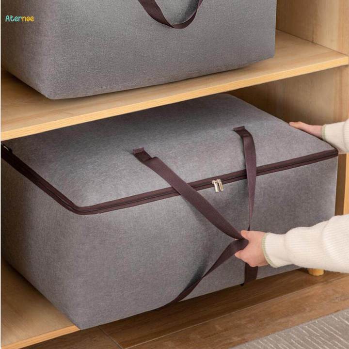 Blanket Clothes Organizer Foldable Storage Cubes for Clothes Sweater Bedroom XL