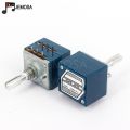 1PC Japan ALPS RK27 Volume LOG Stereo Potentiometer 2-gang Dual 10K/20K/50K/100K/250K  Potentiometer Knurled Shaft + PCB - Knurled Shaft  250KA. 