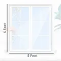 Best Quality Window Anti Mosquito and Anti-Insect Fly Bug Net 5/6 Feet. 