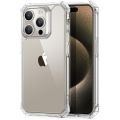 For Apple iPhone 15 Pro Case Crystal Clear Soft TPU Ultra-Thin Transparent Flexible Protective Mobile Phone Back Cover pani cover. 