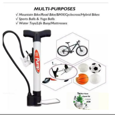 Multi Purpose Mini Hand Pumper - Silver