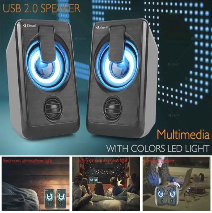 KISONLI%20L-1010%20USB%20Powered%20Multimedia%20Mini%20Computer%20Speaker%20With%20LED%20Light%20-%20Image%203
