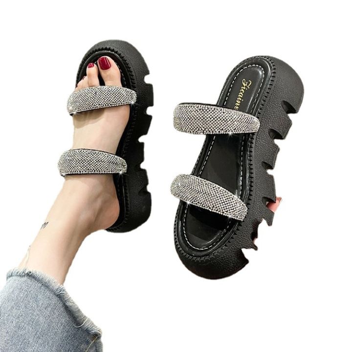 2023%20Sandals%20Woman%20Crystal%20Wedge%20Summer%20Chunky%20Platform%20Women%20Leather%20Slippers%20Thick%20Sole%20Gladiator%20Shoes%20for%20Women%20Flip%20Flops%20-%20Image%205