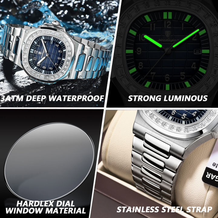 POEDAGAR%20Luxury%20Square%20Man%20Wristwatch%20Luminous%20Waterproof%20Date%20Men%20Watch%20Stainless%20Steel%20Men's%20Quartz%20Watches%20Casual%20Male%20Clock%20-%20Image%204