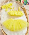 Handmade Baby girls Fashionable beautiful 2 piece toto skirts set for 0-3 years babies - বাচ্চাদের জামা.