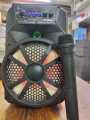 8 inches 1 woofer Speaker with Wired Mic Bluetooth Trolley Speaker.