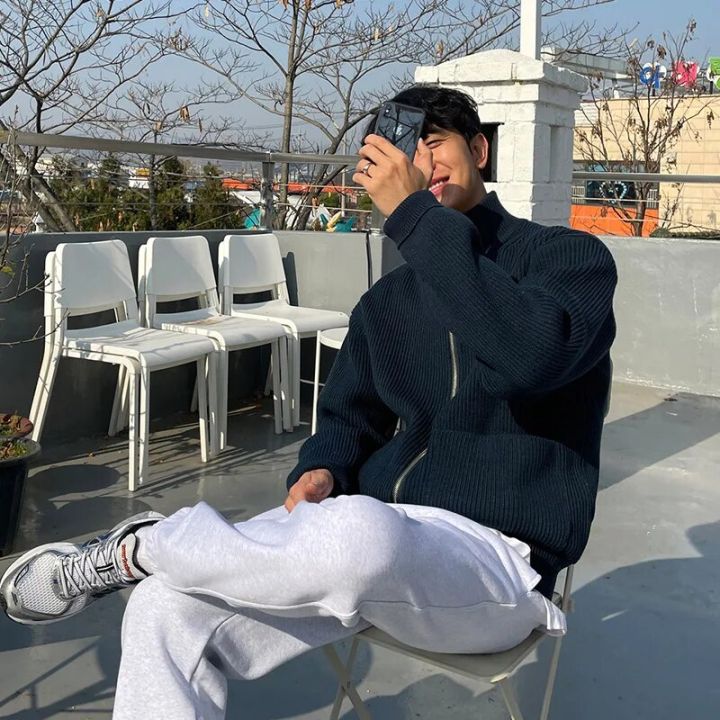 Fashion%20Winter%20Autumn%20Knitted%20Cardigan%20Korea%20Men's%20Casual%20Sweater%20Coat%20Long%20Sleeve%20Knitwear%20Loose%20Zippers%20Cardigans%20Male%20Sweater%20-%20Image%203