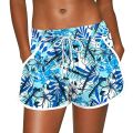 Women Summer Sports Shorts Floral Beach Boardshorts with Pockets Female Swim Trunks Female Workout Gym Clothes Fitness Sportwear. 