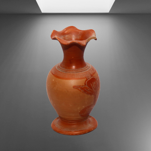 Matir%20Fuldani%20flower%20vase%20hight-12inch%20+%20,width%20-%203.5%20inch%20+%20Clay%20Flower%20Vase%20-%20Image%203
