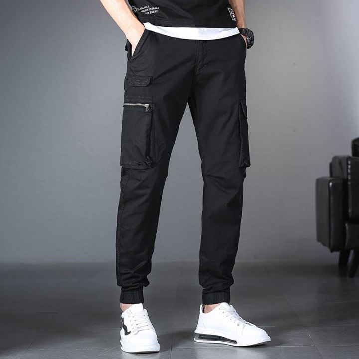 Summer%20Men's%20Lightweight%20Cargo%20Pants%20Drawstring%20Slim%20Fit%20Cargo%20Pants%20With%20Zipper%20Pockets%20Outdoor%20Hiking%20Military%20Trousers%20Male%20-%20Image%207